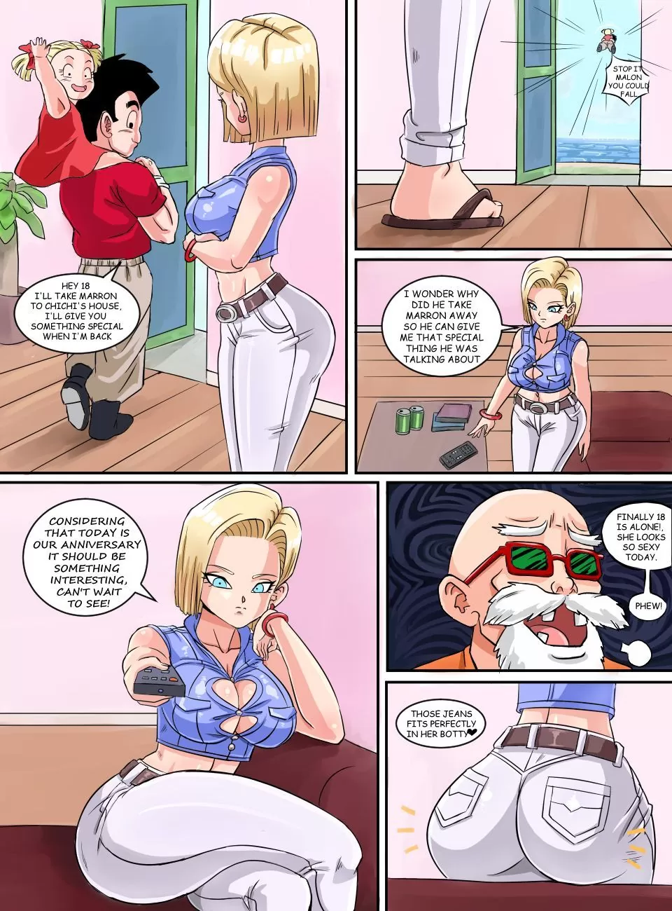 ANDROID 18 COMIC PORN
